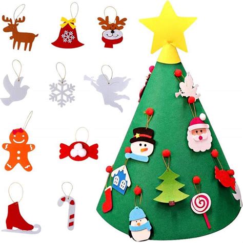 Beetest Diy Christmas Tree For Children 3d Diy Felt Christmas Tree