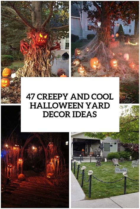 31 Creepy And Cool Halloween Yard Décor Ideas Digsdigs