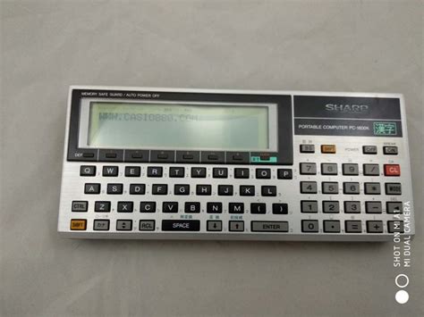 Sharp Calculator Pc 1360 With Memory Card 32kb Ce 2h32m 478 Copia