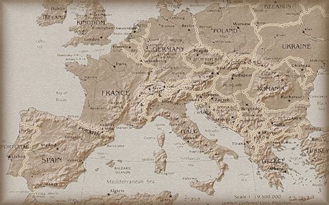 European Map Wallpapers Wallpaper Cave