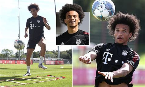 Profile page for bayern munich football player leroy sané (midfielder). Leroy Sane trains with Bayern Munich following £55m move from Man City | Daily Mail Online