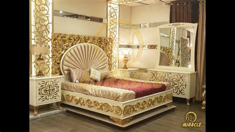 Modern bedroom furniture wood bed. Pakistan's best furniture brand (Miracle's) - YouTube