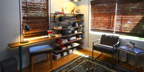 This Easy Diy Bookshelf Doubles As A Desk Huffpost