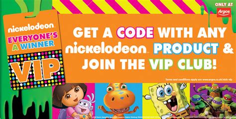 Nickalive Nickelodeon Uk And Argos Launch Everyones A Winner Vip Promotion