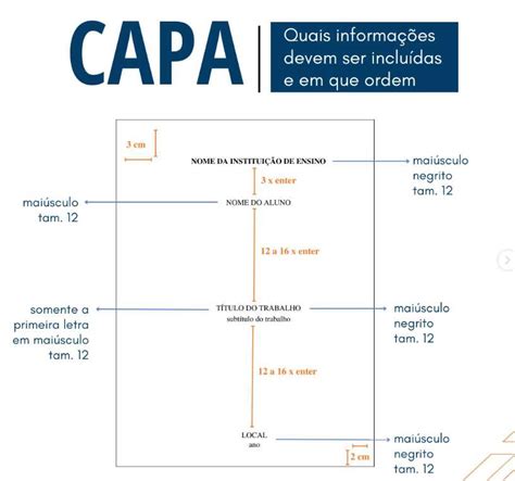 Capa De Trabalho ABNT O Que Deve Ter Como Formatar