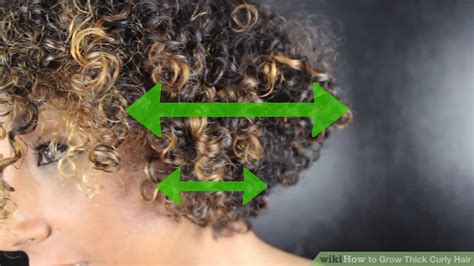 If you want to grow longer, thicker hair, you need to avoid that breakage ladies! How to Grow Thick Curly Hair (with Pictures) - wikiHow