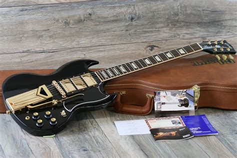 MINTY Gibson SGS Limited Run Black Ebony Gold W Sideways