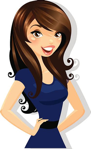 Brown Hair Clip Art Vector Images And Illustrations Istock