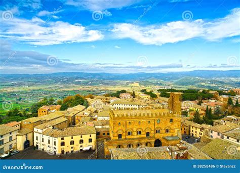 Orvieto Medieval Town Aerial View Italy Stock Photo Image Of Gothic