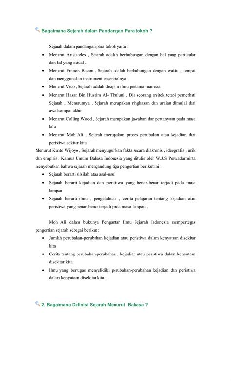 Bagaimana sejarah dalam pandangan para tokoh | PDF