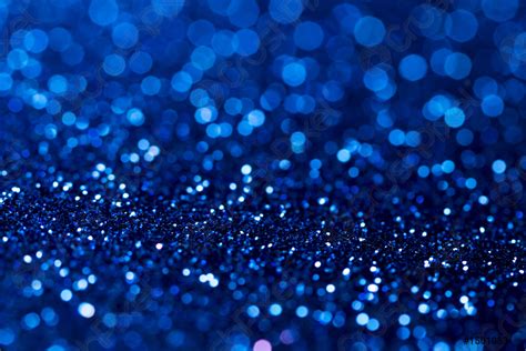 Blue Glitter Texture Close Up Macro Abstract Sparkle Background Stock
