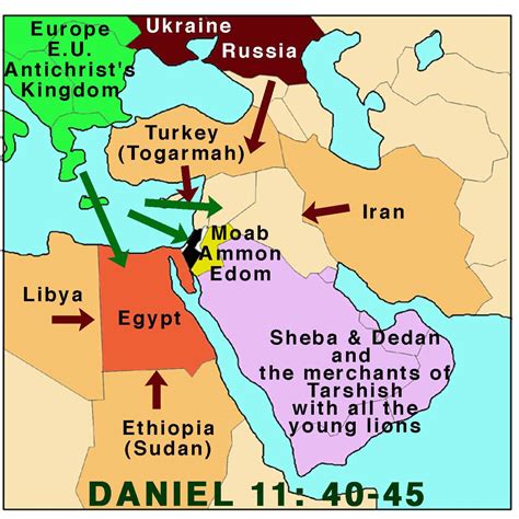 Daniel 11 Map The Herald Of Hope