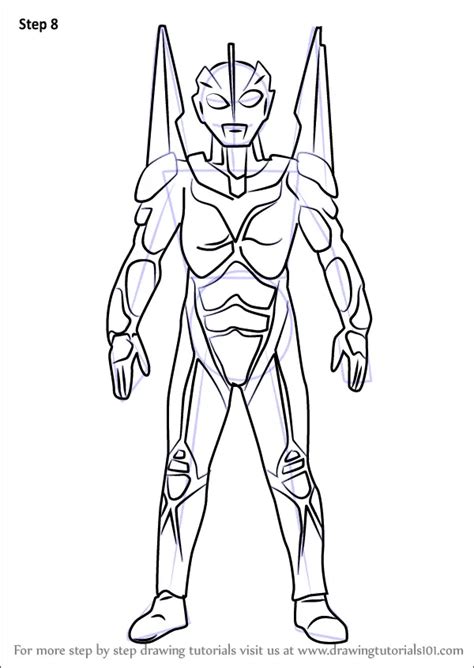 Ultraman Cosmos Coloring Pages Sketch Coloring Page