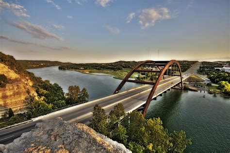 Hd Wallpaper Pennybacker Bridge Texas Usa Austin Loop360 Bridge