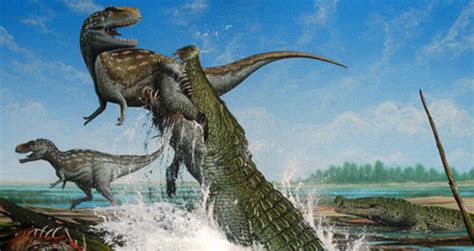 A World First New Species Of Prehistoric Crocodile Discovered With A Dinosaur In Its Stomach