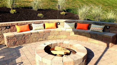 How To Build A Fire Pit With Retaining Wall Blocks Fire Choices