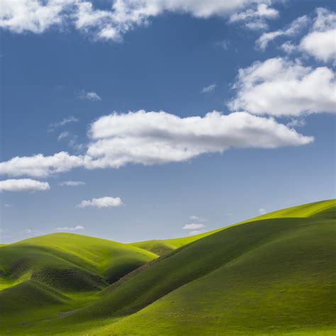 Landscape Wallpaper 4k Scenery Green Fields Clouds Sunny Day 5k
