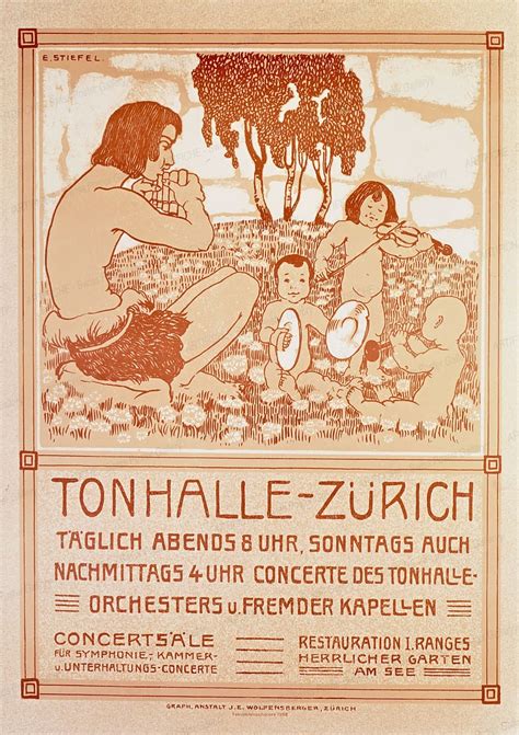 Zurich Tonhalle Artifiche Swiss Poster Gallery