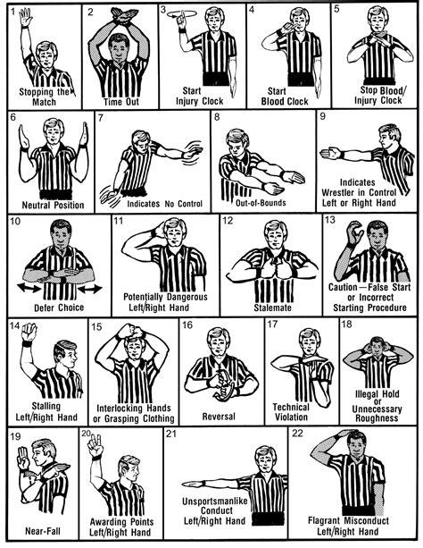 Fifa Referee Hand Signals