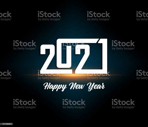 Happy New Year 2021 Stock Illustration Download Image Now 2021