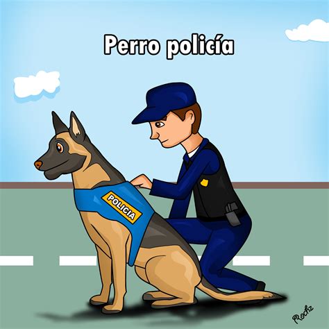 Actualizar Más De 59 Perro Policia Dibujo Mejor Vn