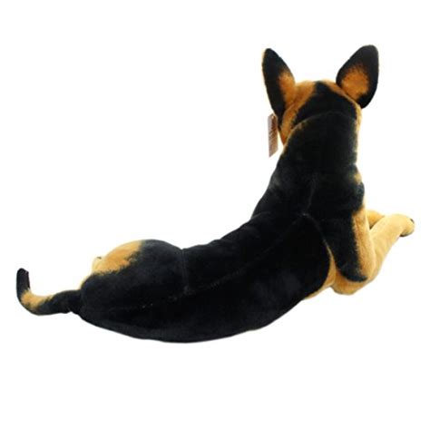 Jesonn Realistic Stuffed Animals German Dog Shepherd Plush Toys 236