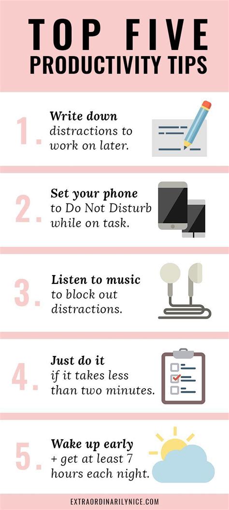 Three Steps To Increase Productivity My Top Five Tips Time