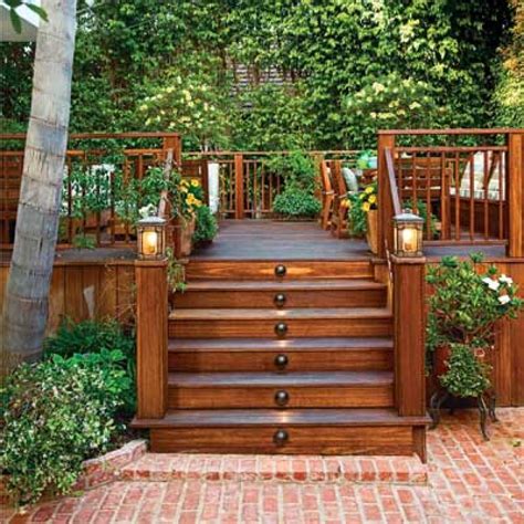Watch diy network's make a move as amy wynn pastor helps a homeowner build a set of exterior stairs. Wooden Landscape Patio Step How To Build Garden Steps With Bricks Ideas Strawberries A Box ...