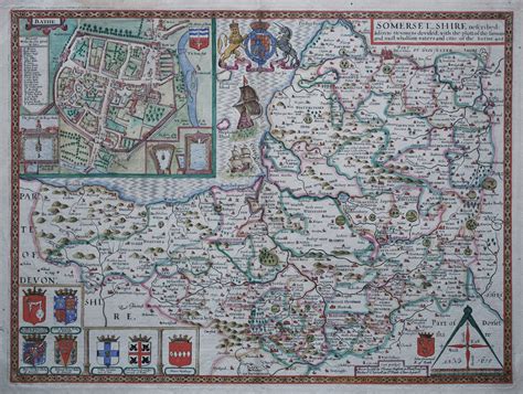 Maps Perhaps Antique Maps Prints And Engravings Somersetshire