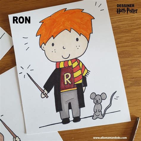 Découvrez les plus beaux dessins inspirés de l'univers. DESSINER HARRY POTTER: Les fiches dessin pas-à-pas! - Allo ...