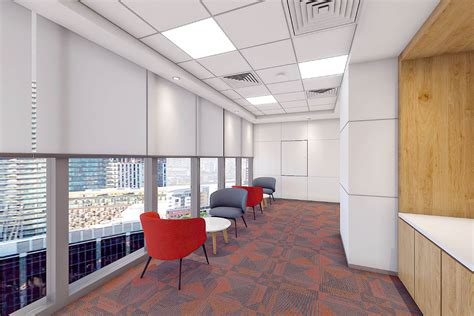dwp interics | interior project Wells Fargo at hyderabad
