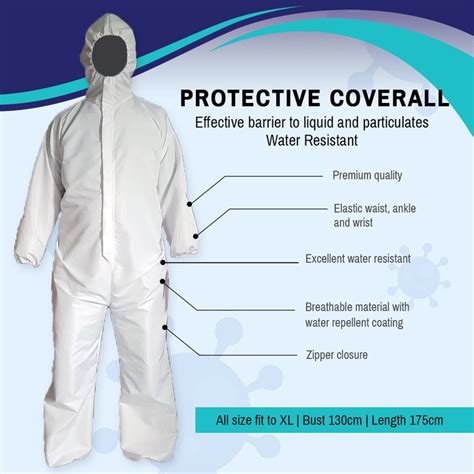Jual Baju Apd Safety Coverall Hazmat Suit Waterproof Apd Shopee Indonesia