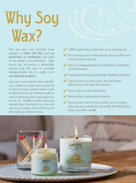Pin By Paulas Darceys Delights On Soy Wax Soy Candle Facts Candle