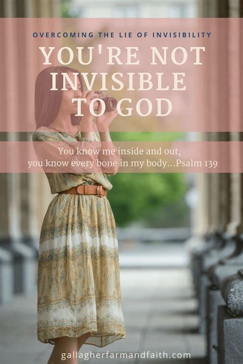 What To Do When You Feel Invisible Feeling Invisible How Are You Feeling Identity In Christ