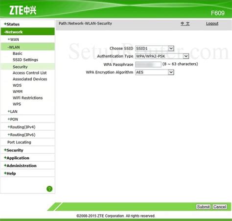 Have you changed the username and/or password of your zte router. Password Admin Zxhn F609 - Password Modem Zte F609 ...