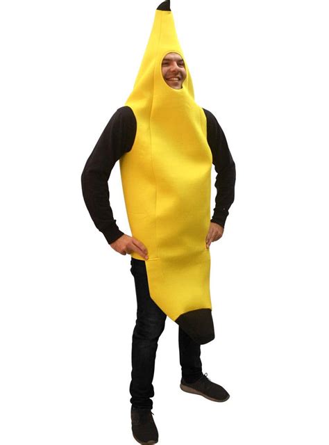 big yellow banana costume for adults adults food dress up costume