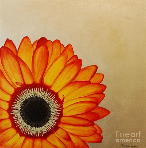 Gerber Daisy Painting At Paintingvalley Com Explore Collection Of