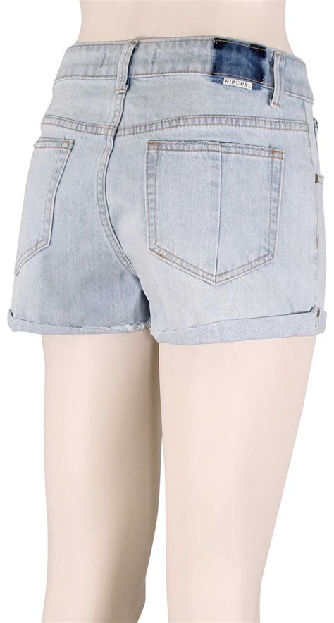 Rip Curl Amy Denim Shorts Light Blue For Sale At 1228715