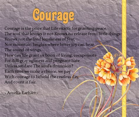 Courage Courage Courage Poems Peace