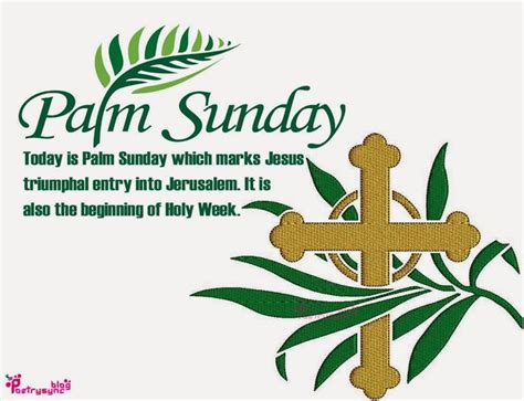 Happy palm sunday messages, wishes, quotes, greetings, images / pictures. Palm Sunday