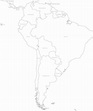 South America Blank Political Map • Mapsof.net