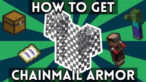 How To Get Chainmail Armor In Minecraft Youtube
