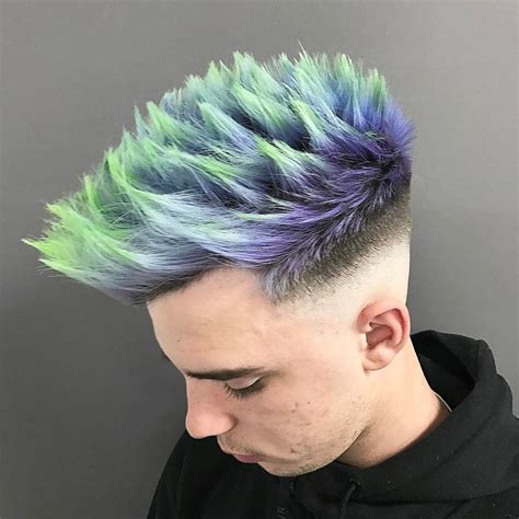 30 Best Of Men Hair Color Ideas Guys Hair Color Trends 2019 Hair Mens Hair Colour Green