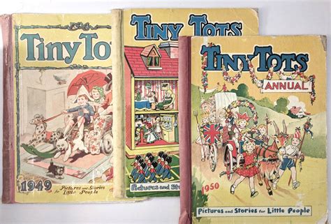 Vintage 1940s Three Tiny Tots Book Covers 1949 1950 1951 Junk Etsy