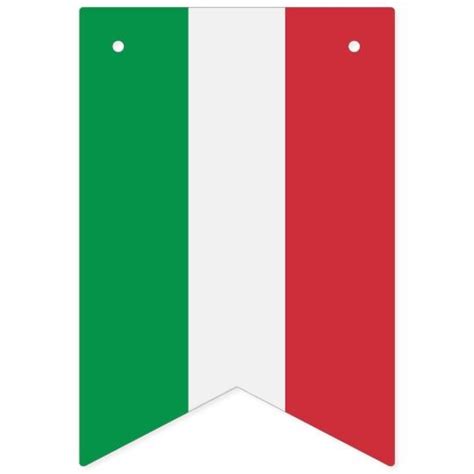 Italian Flag Party Banner With The Flag Of Italy Zazzle Italy Flag