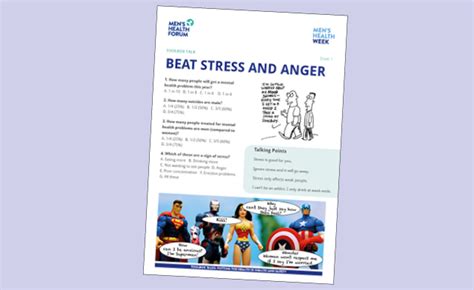 Beat Stress Worksheet Mens Health Forum