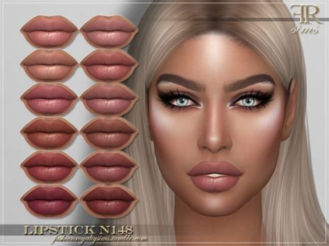 Frs Lipstick N148 By Fashionroyaltysims At Tsr Sims 4 Updates