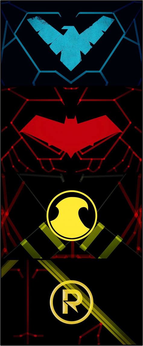 Nightwing Red Hood Red Robin Robin Superhero Batman Comics