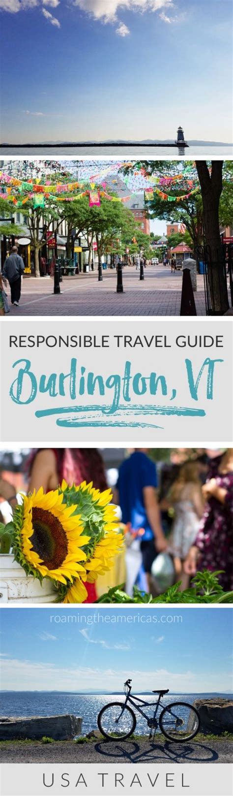 Responsible Travel Guide Burlington Vermont Vermont Vacation