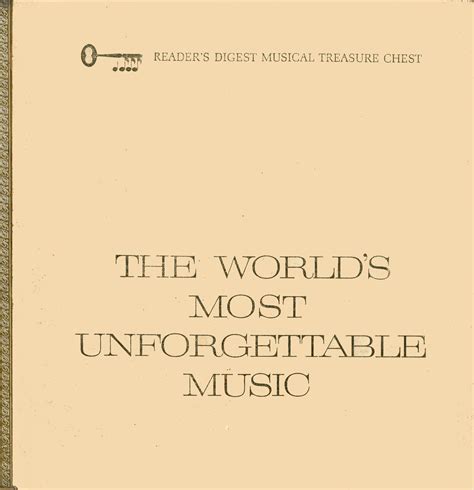 The Worlds Most Unforgettable Music Readers Digest Rds35 Vinyl Lp